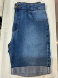 Bermuda Barra Virada / Tradicional - Feminino - Plus Size - 54