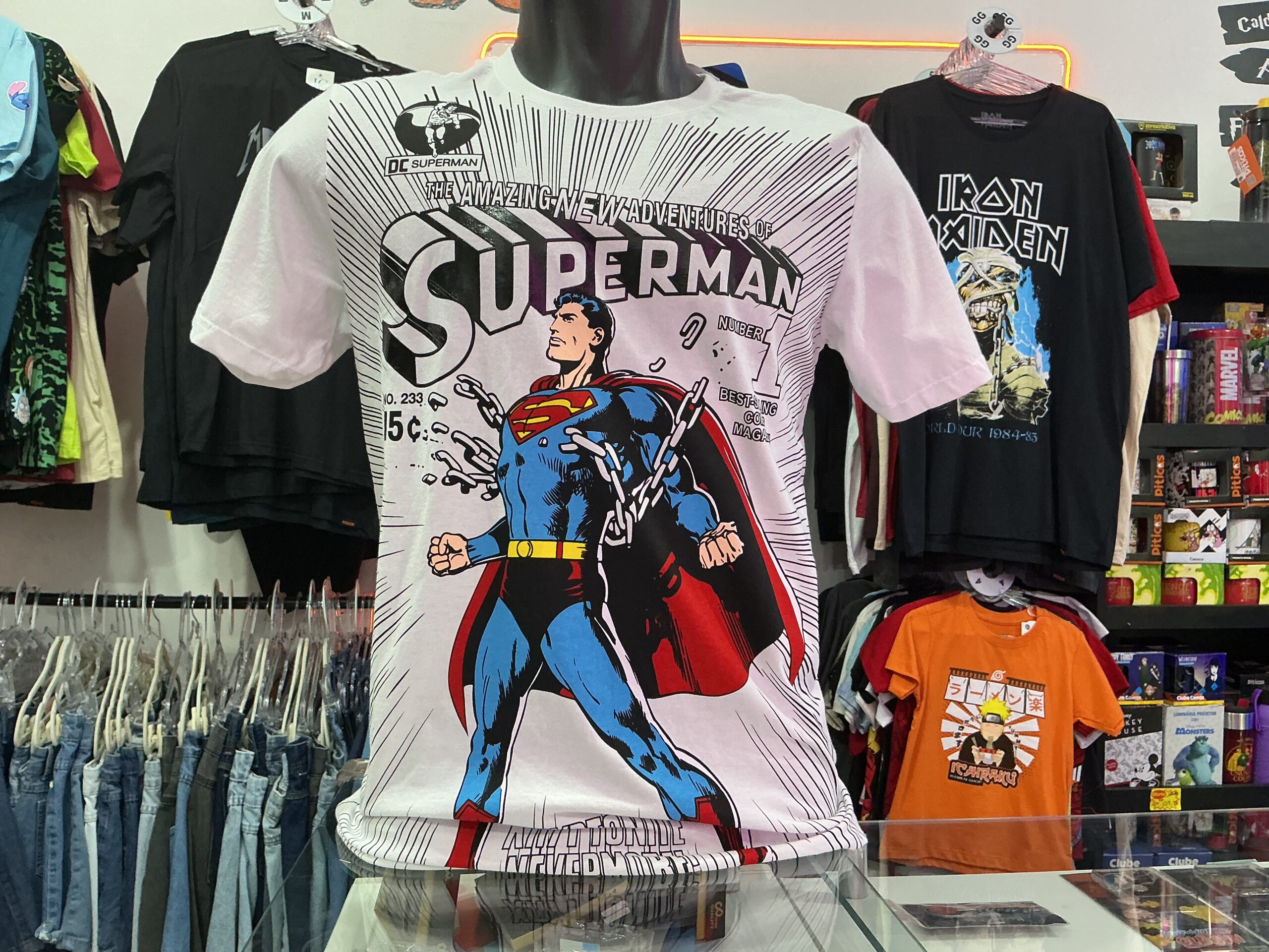 CAMISETA SUPERMAN WHITHE - P